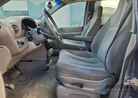 2002 Chrysler Town & Country Lx из США, поврежденный, VIN 2C4GP443X2R681038